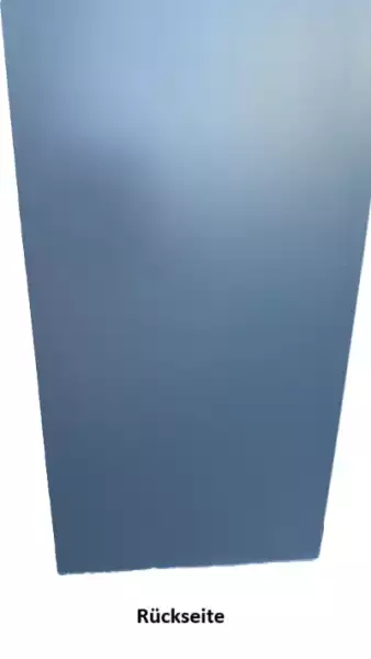Aluminium Strukturblech 0,8mm anthrazit Rückseite